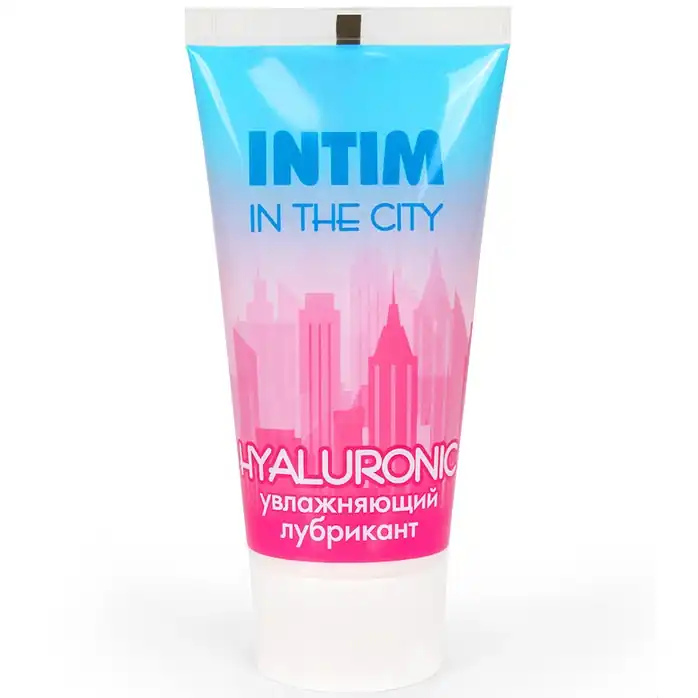 Увлажняющий лубрикант на водной основе Intim in the city Hyaluronic - 60 гр - Серия Intim in the city
