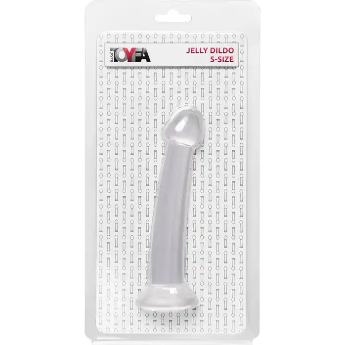 Прозрачный фаллоимитатор Jelly Dildo S - 15,5 см. Фотография 5.