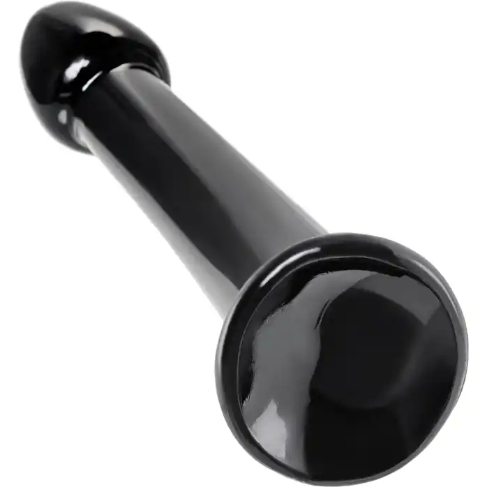 Черный фаллоимитатор Jelly Dildo M - 18 см. Фотография 4.
