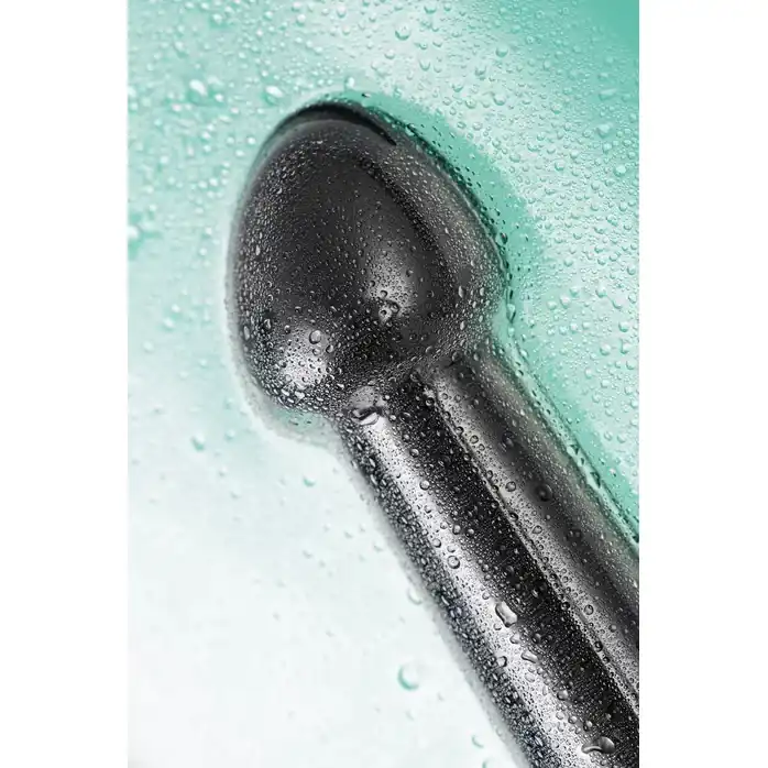 Черный нереалистичный фаллоимитатор Jelly Dildo L - 20 см. Фотография 8.