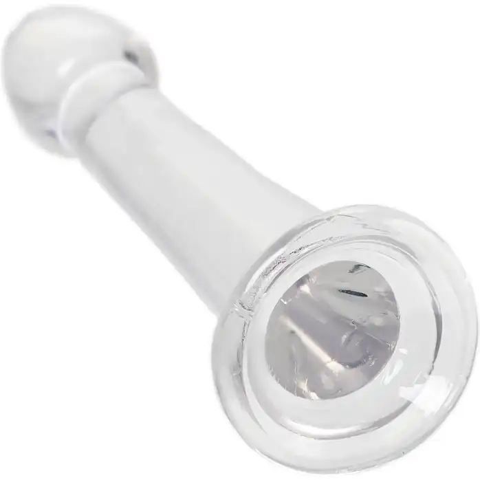 Прозрачный нереалистичный фаллоимитатор Jelly Dildo XL - 22 см. Фотография 4.
