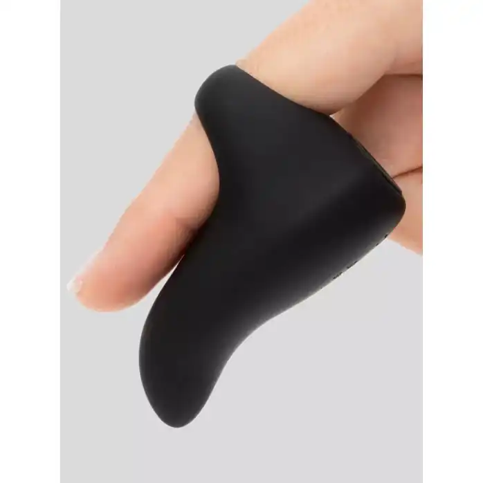Черный вибратор на палец Sensation Rechargeable Finger Vibrator - Fifty Shades of Grey. Фотография 5.