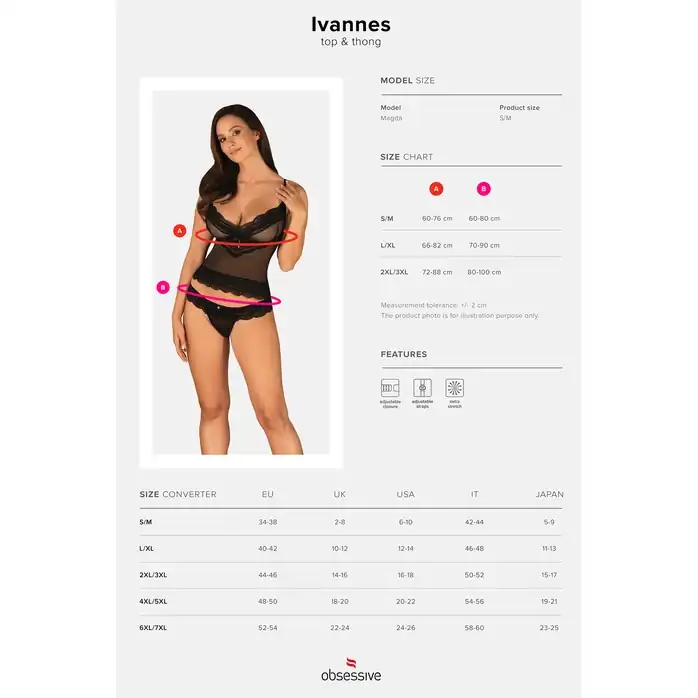 Оригинальный комплект белья Ivannes - Sexy. Фотография 7.