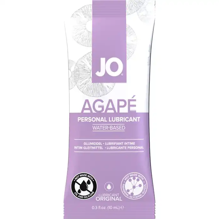 Подарочный набор из 8 саше лубрикантов System JO Four Play - JO H2O Flavors. Фотография 3.