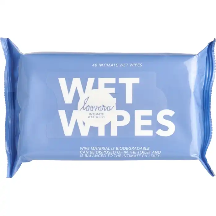Салфетки для интимной гигиены Wet Wipes Loovara с алоэ вера