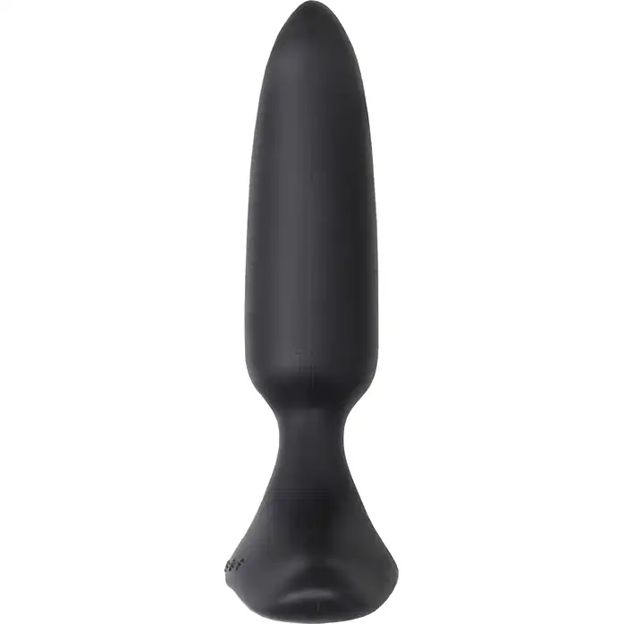Черная анальная вибропробка HUSH 2 Size S - 12,1 см. Фотография 4.