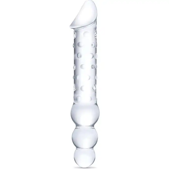 Прозрачный двухсторонний стимулятор 12 Double Ended Dildo - 28 см