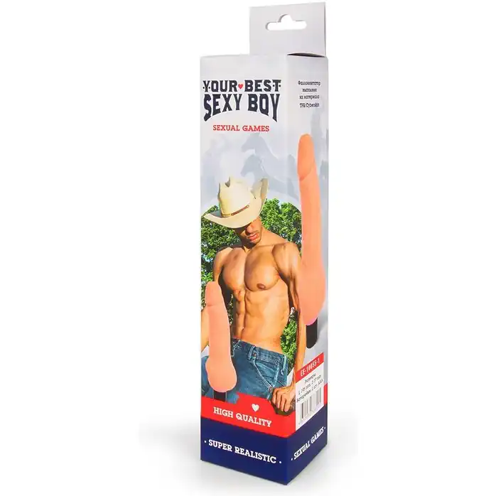 Телесный вибратор Realistic Cock Vibe - 19,5 см - YOUR BEST SEXY BOY. Фотография 7.