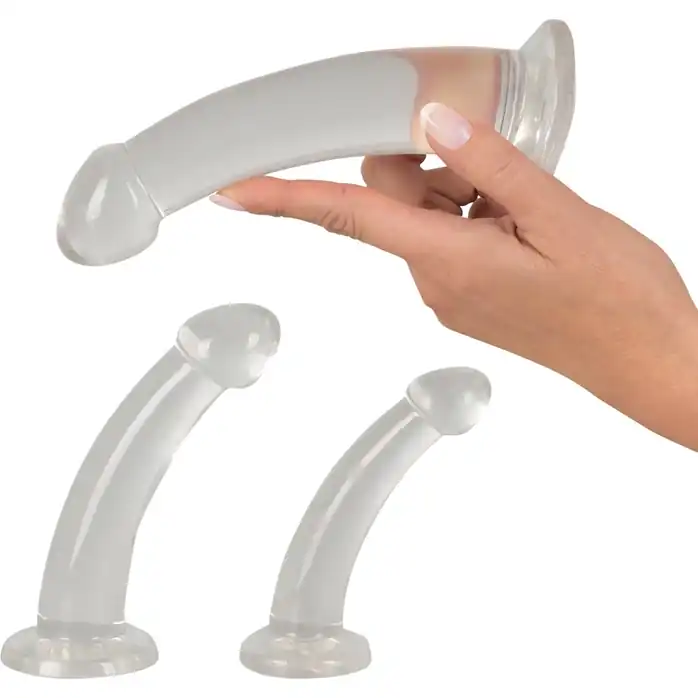Набор из 3 прозрачных анальных фаллоимитаторов Anal Training Set. Фотография 4.