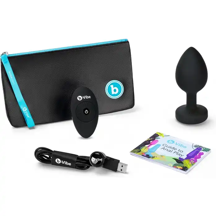 Черная вибропробка Vibrating Jewel Plug XXL - 12 см. Фотография 9.