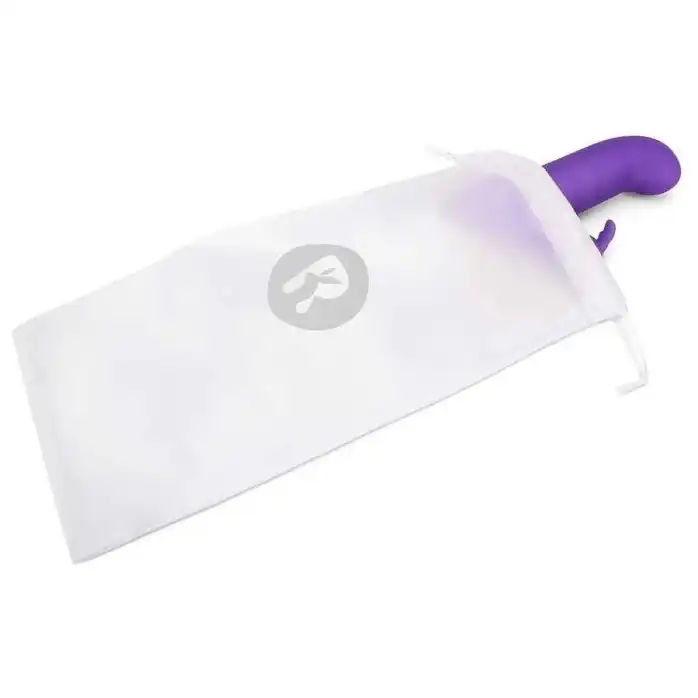 Фиолетовый вибромассажер для G-точки Come hither G-Spot Rabbit - 24,5 см. Фотография 5.