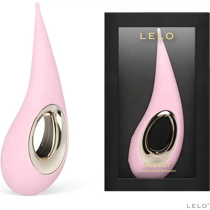 Розовый точечный клиторальный стимулятор Lelo Dot - 16,5 см. Фотография 4.