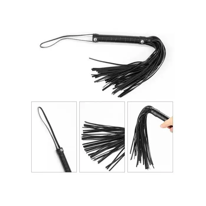 БДСМ-набор Deluxe Bondage Kit: маска, вибратор, наручники, плётка. Фотография 3.