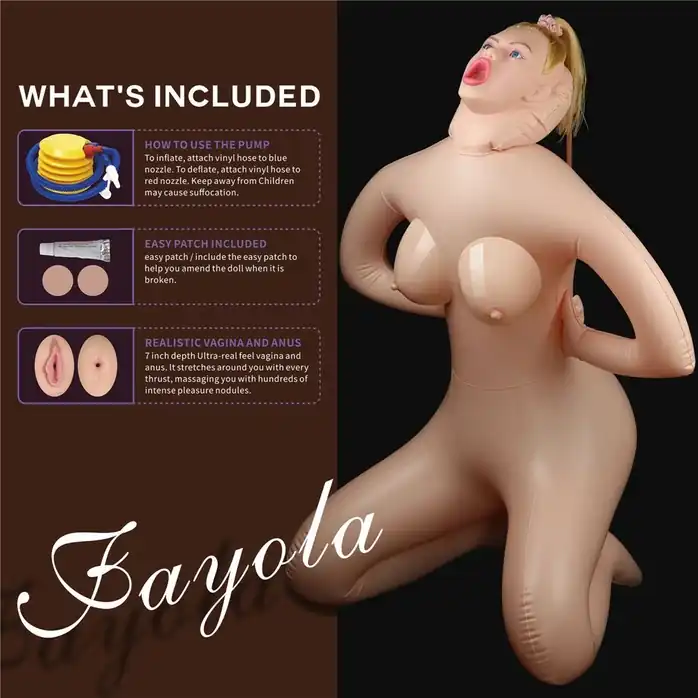 Надувная секс-кукла Fayola. Фотография 2.