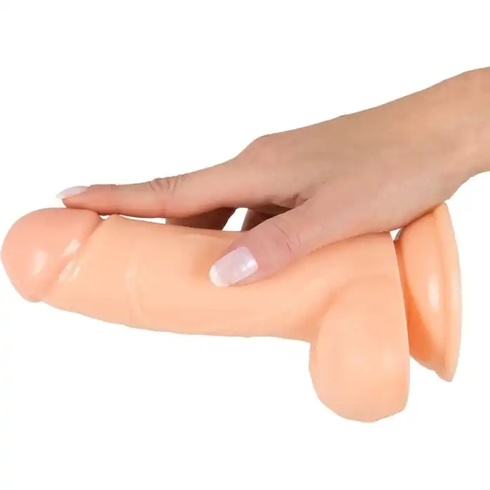 Телесный фаллоимитатор-реалистик European Lover with balls - 18 см - You2Toys. Фотография 5.