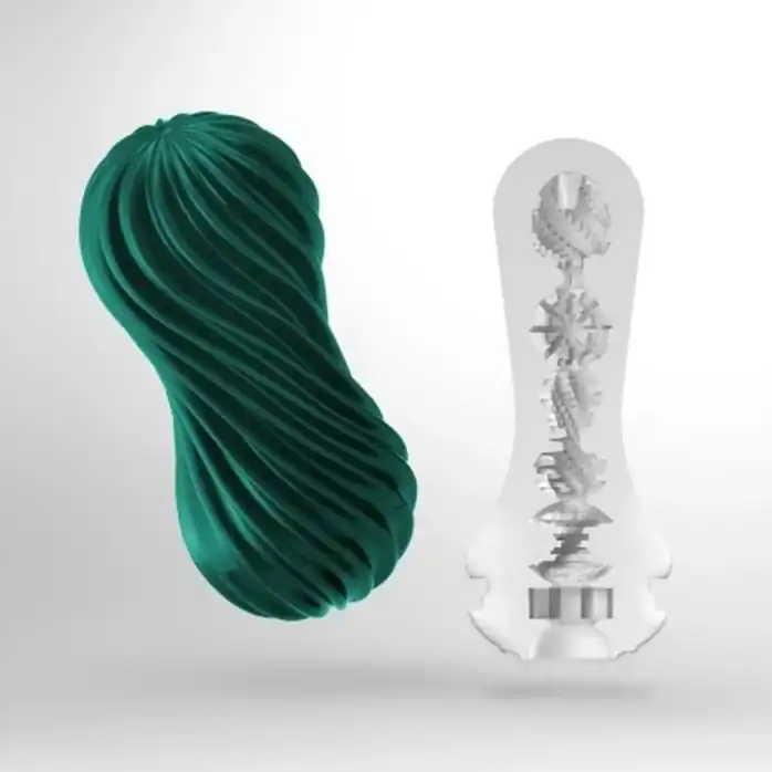 Мастурбатор Tenga Flex Fizzy Green - FLEX Series. Фотография 2.