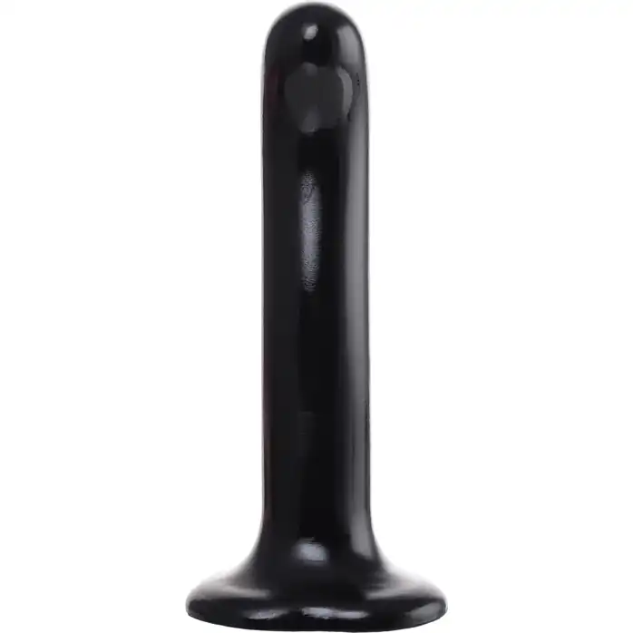 Черный фаллоимитатор-насадка Strap-On-Me P G spot Dildo size S - 16,4 см. Фотография 4.