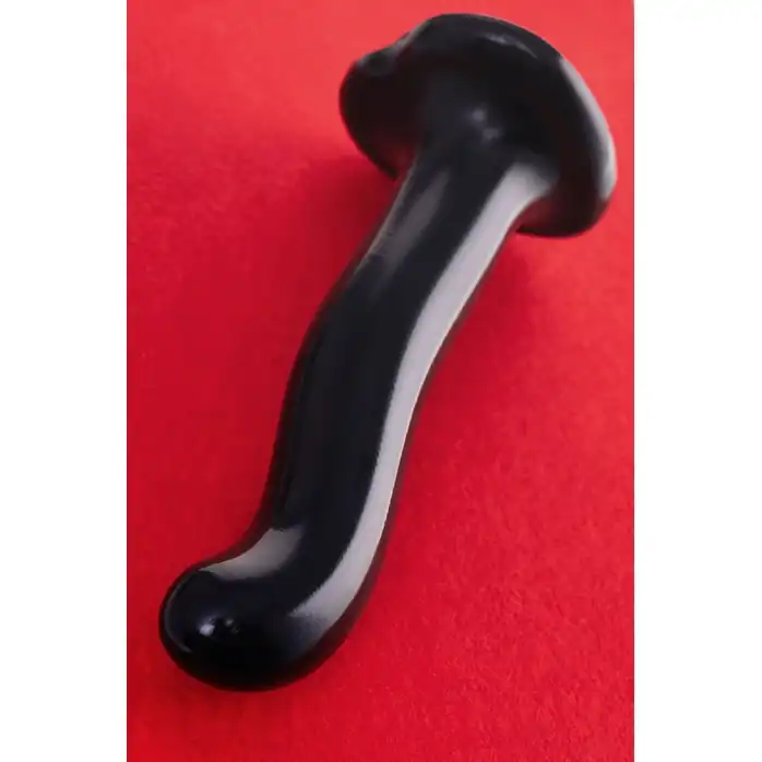 Черный фаллоимитатор-насадка Strap-On-Me P G spot Dildo size S - 16,4 см. Фотография 10.