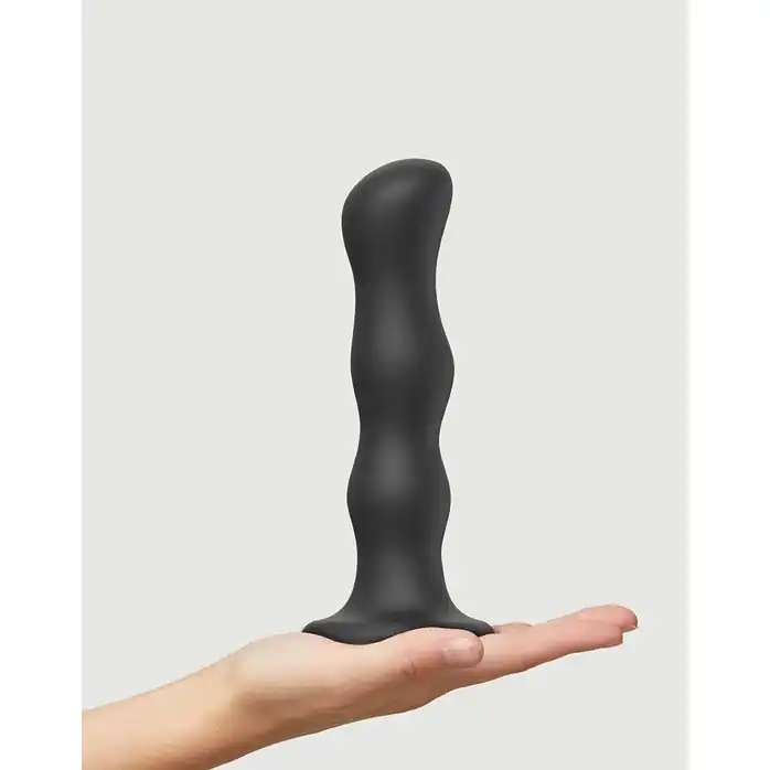 Черная насадка Strap-On-Me Dildo Geisha Balls size XL. Фотография 2.