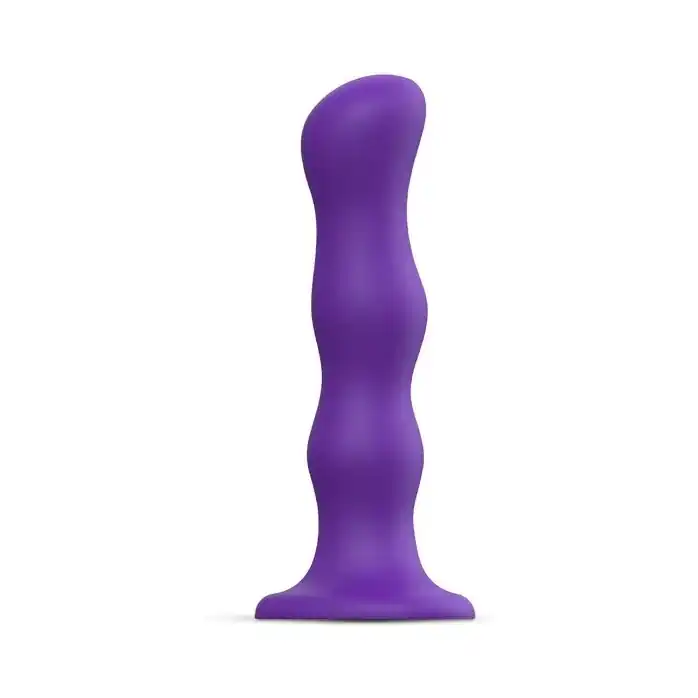 Фиолетовая насадка Strap-On-Me Dildo Geisha Balls size XL