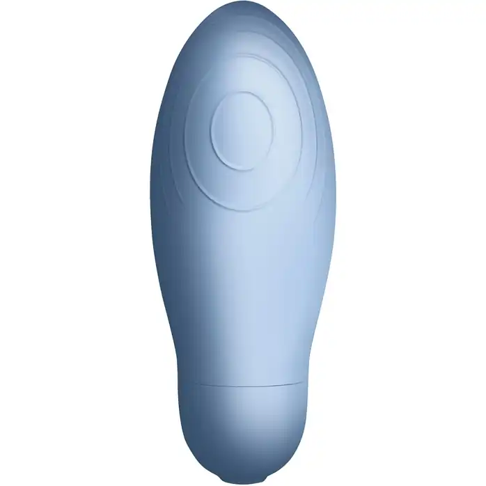 Голубой клиторальный стимулятор Blue Bae - 12,4 см
