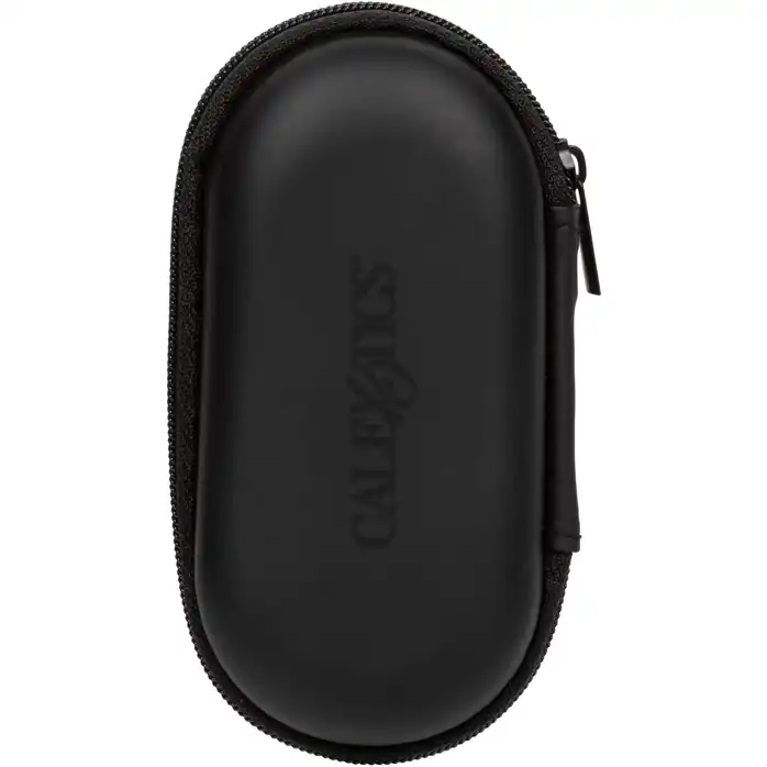 Золотистая вибропуля в чехле для хранения Rechargeable Hideaway Bullet - 7,5 см. Фотография 10.