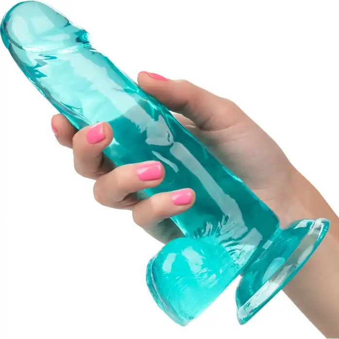 Голубой фаллоимитатор Size Queen 6 - 20,25 см - Size Queen. Фотография 2.