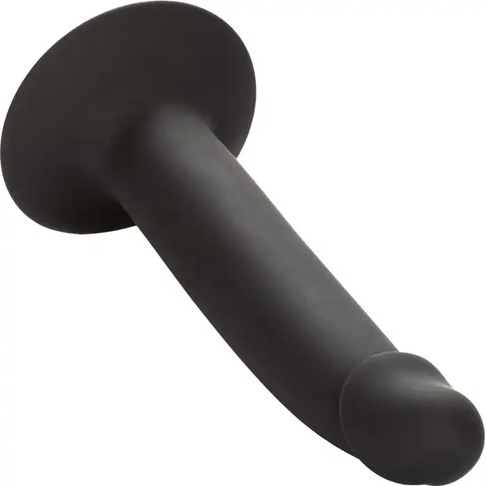 Черный анальный фаллоимитатор Silicone Slim Anal Stud - Anal Toys. Фотография 6.