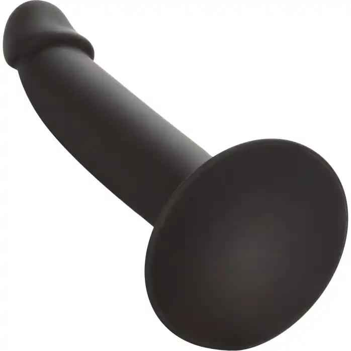 Черный анальный фаллоимитатор Silicone Slim Anal Stud - Anal Toys. Фотография 7.