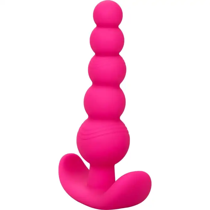 Розовая анальная елочка для ношения Cheeky X-5 Beads - 10,75 см - Cheeky. Фотография 4.