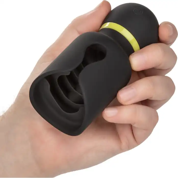 Черный вибромастурбатор Flickering Stroker - Boundless. Фотография 2.