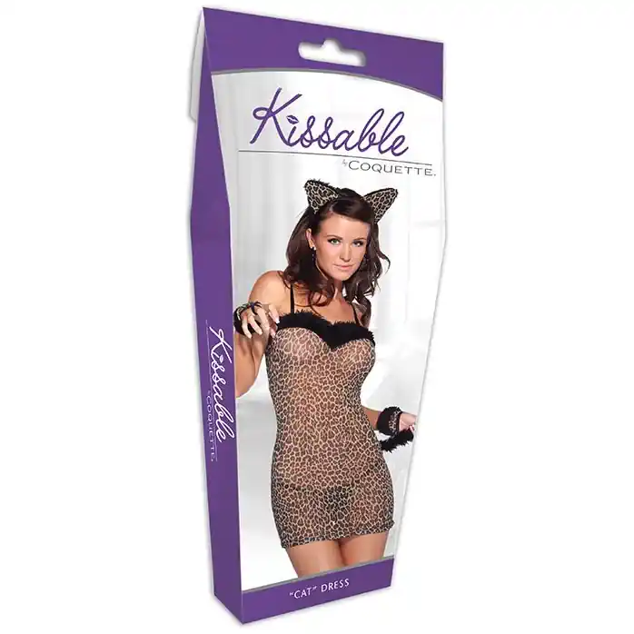 Сексуальное платье тигрицы - Kissable. Фотография 4.