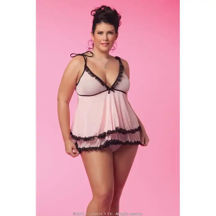 Бэби-долл PINK KISS и трусики-стринги - Main Collection