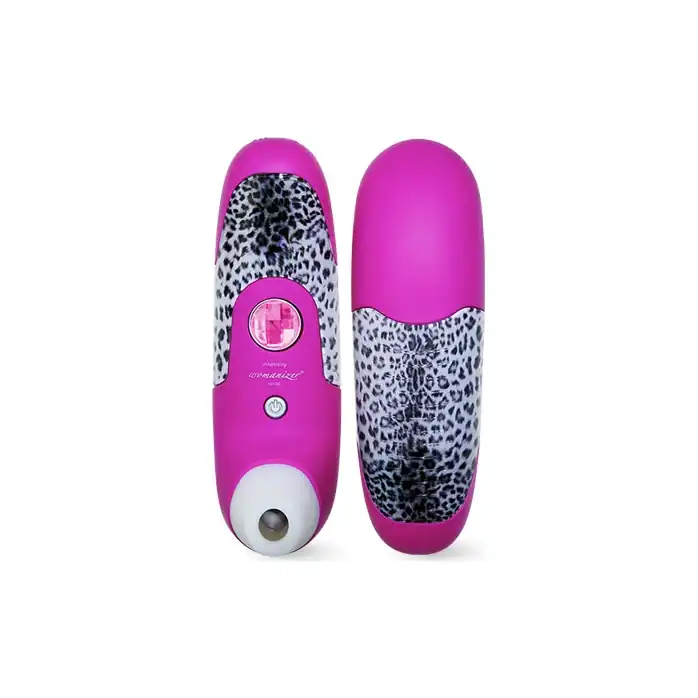 Лиловый бесконтактный стимулятор клитора WOMANIZER magenta