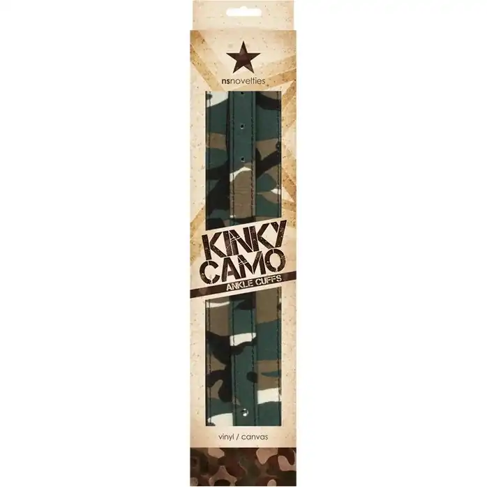Камуфлированные манжеты на ноги Kinky Camo - Kinky Camo