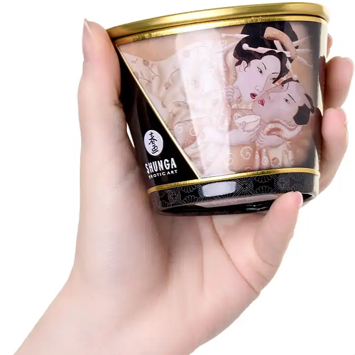 Массажная свеча Vanilla Fetish с ароматом ванили - 170 мл. Фотография 2.