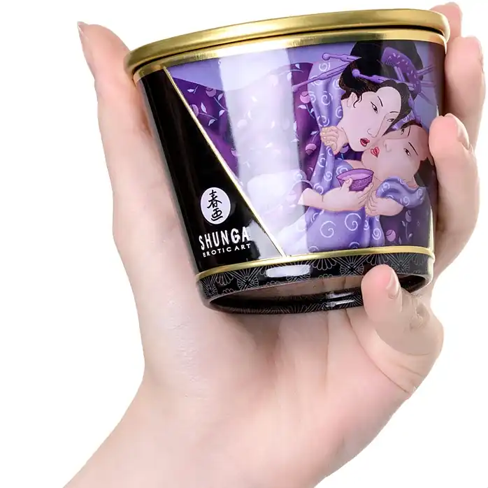 Массажная свеча Exotic Fruits с ароматом экзотических фруктов - 170 мл. Фотография 2.