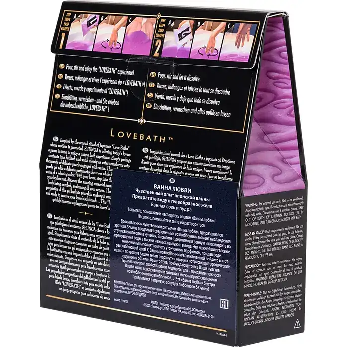 Соль для ванны Lovebath Sensual lotus, превращающая воду в гель - 650 гр. Фотография 2.