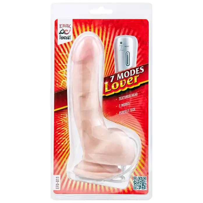Вибромассажер 7 Modes Lover - 18 см. Фотография 3.