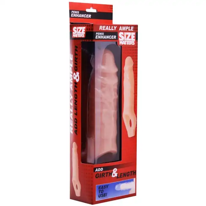 Насадка, увеличивающая длину и диаметр пениса, Size Matters - 16,5 см - Size Matters. Фотография 3.