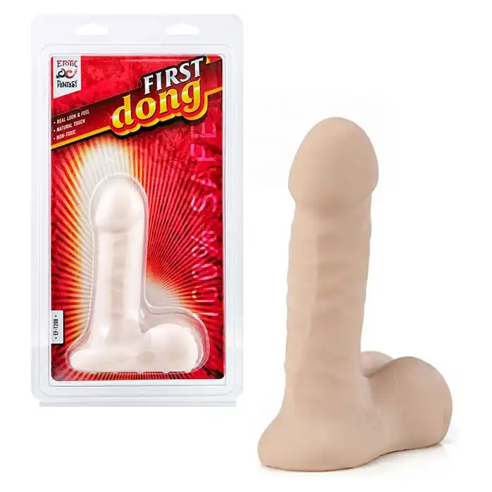 Первый фаллоимитатор First Dong - 13,5 см