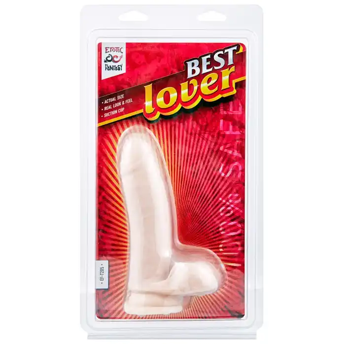 Фаллоимитатор с мошонкой Best Lover - 16,5 см. Фотография 2.