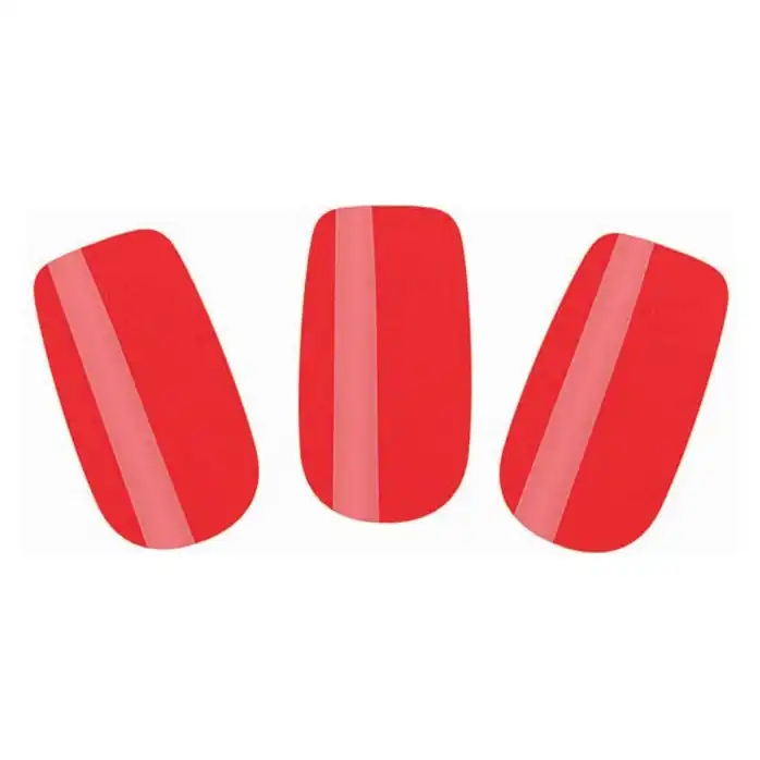 Набор лаковых полосок для ногтей Красный шик Nail Foil