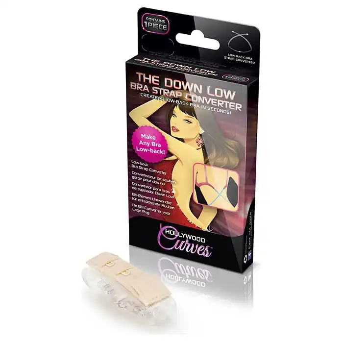 Прозрачные бретели-удлинители для создания лифа с низкой спиной THE DOWN LOW BRA STRAP CONVERTER. Фотография 3.