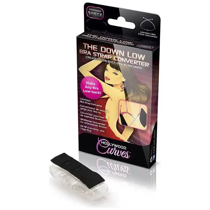 Прозрачные бретели-удлинители для создания лифа с низкой спиной THE DOWN LOW BRA STRAP CONVERTER. Фотография 4.