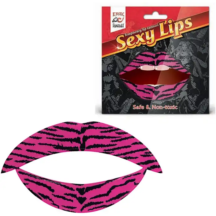 Lip Tattoo Тигровый розовый