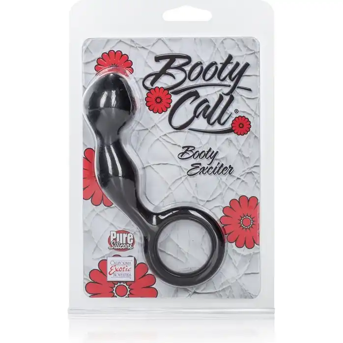 Чёрная анальная пробка Booty Call Booty Exciter - 10,4 см - Booty Call. Фотография 2.