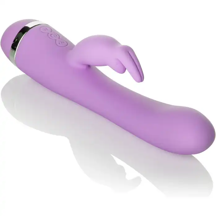 Перезаряжаемый сиреневый вибромассажер Rechargeable Triple Motor Jack Rabbit - 18 см. - Jack Rabbits. Фотография 4.