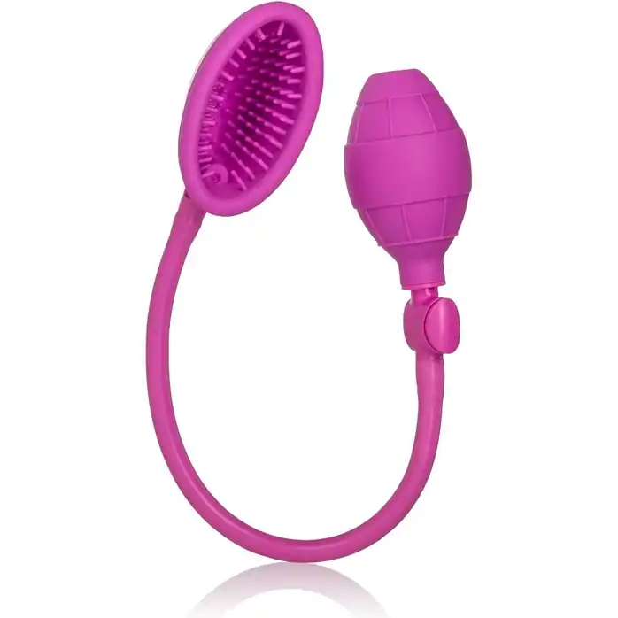 Розовая помпа для клитора Silicone Clitoral Pump - Clitoral Pumps