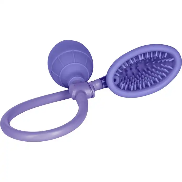 Фиолетовая помпа для клитора Silicone Clitoral Pump - Clitoral Pumps. Фотография 2.